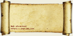 Tijana Simjanović vizit kartica